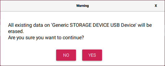 Storage erasure confirmation