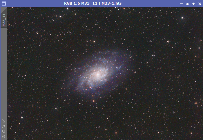 M33 - Pixinsight - After colour enhancement