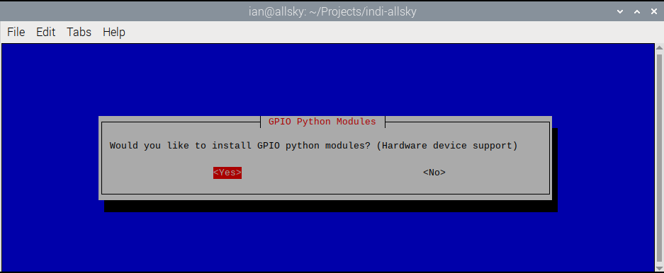 AllSky GPIO