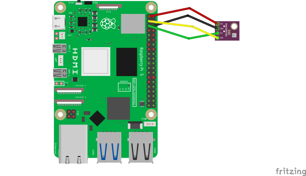 RPi5 BME280 I2C