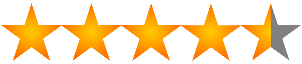 Star rating 4.5 of 5